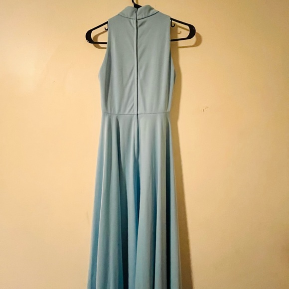 Vintage 1970s Gown with Matching Bolero 1970s Prom Dress Disco Hippy 60s - Picture 5 of 15